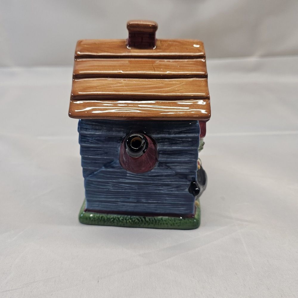 Debbie‎ Mumm Mini Teapot Christmas  Bird House - Picture 7 of 13